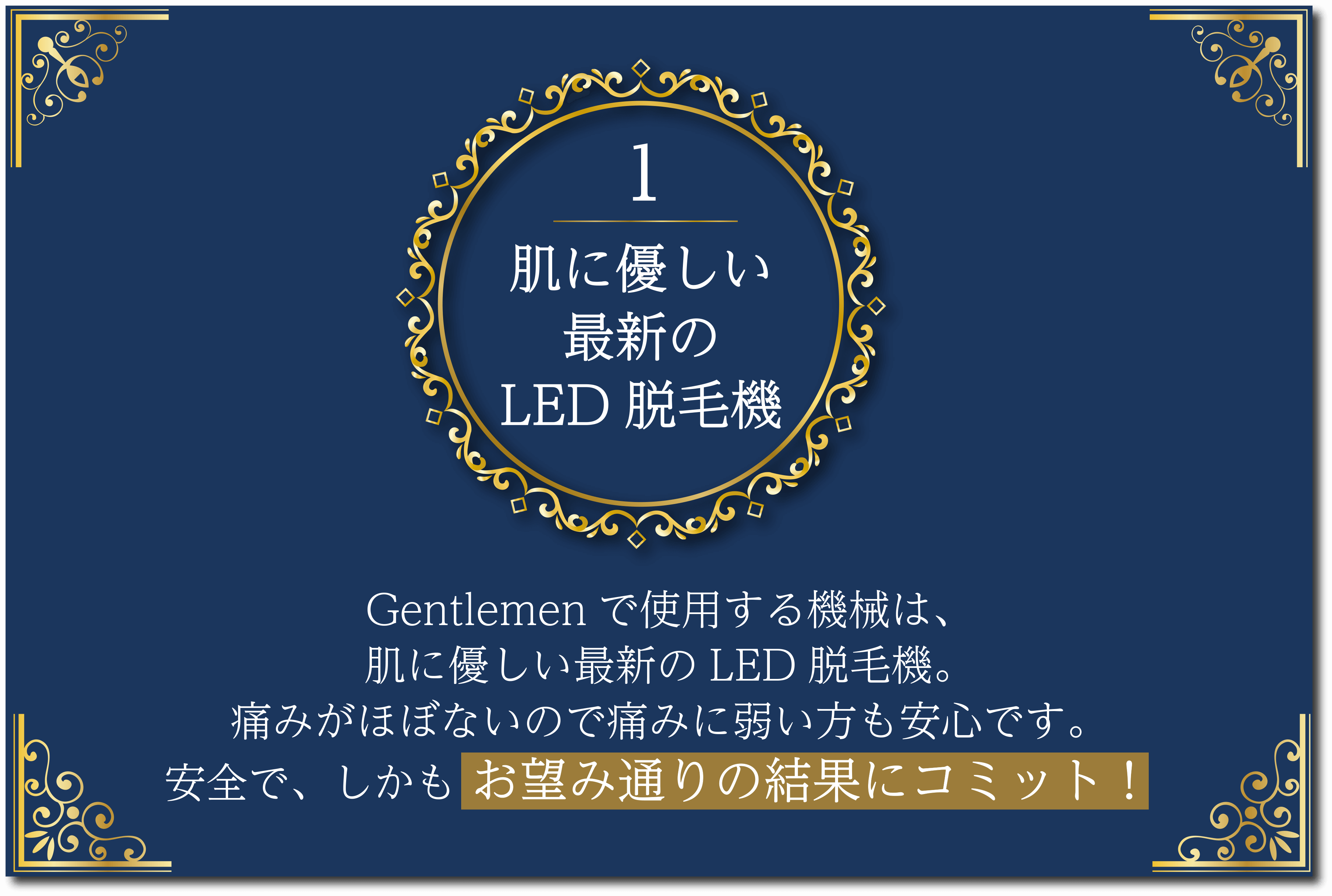 1肌にやさしい最新のLED脱毛機